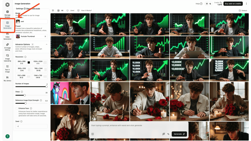Go to Image generation