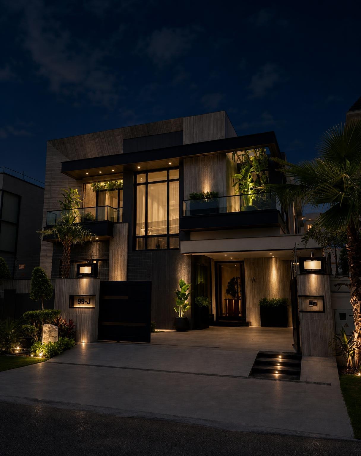 /night view