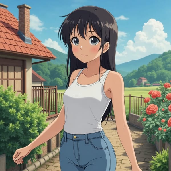 Ghibli-style landscapes.