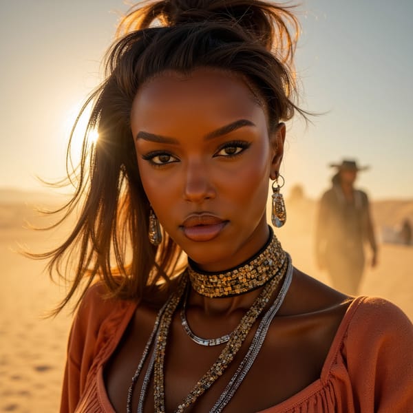 burning man AI Image