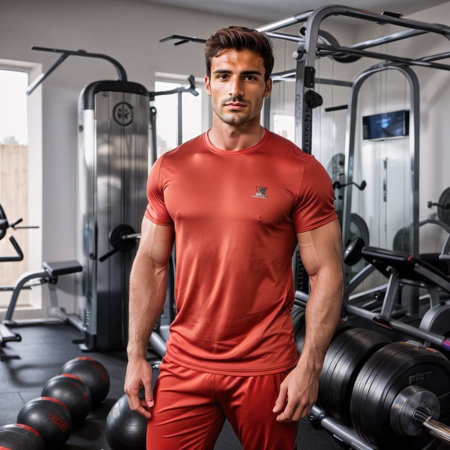 red color clothes men