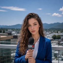 Create media-personality AI photos with charisma, confidence, and polished on-camera styling for hosts, journalists, creators, and presenters.