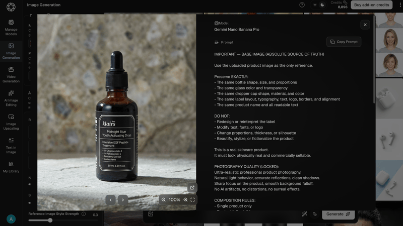 Step 5 - Apply Prompts & Generate