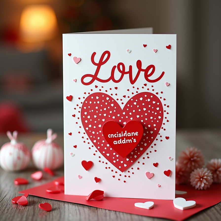 valentine greeting card
