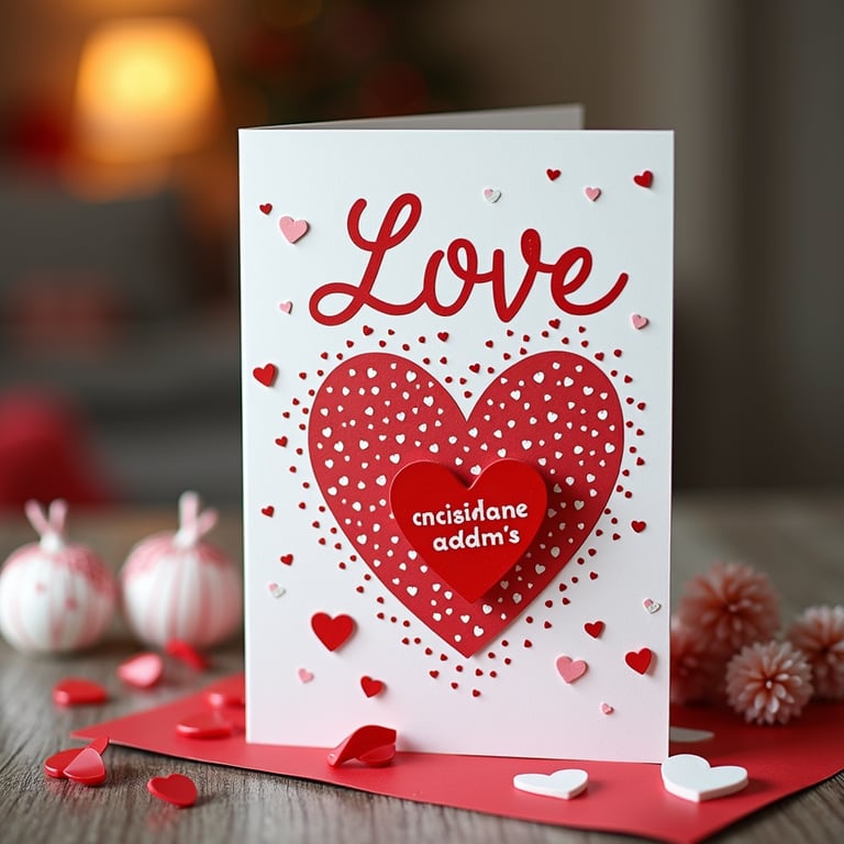 valentine greeting card