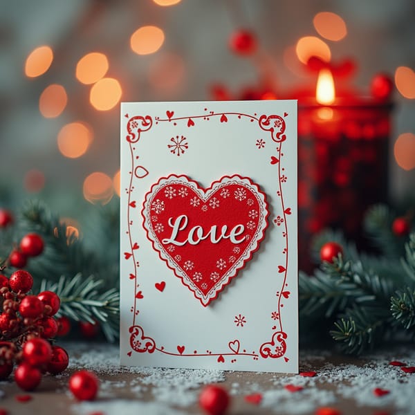 valentine greeting card