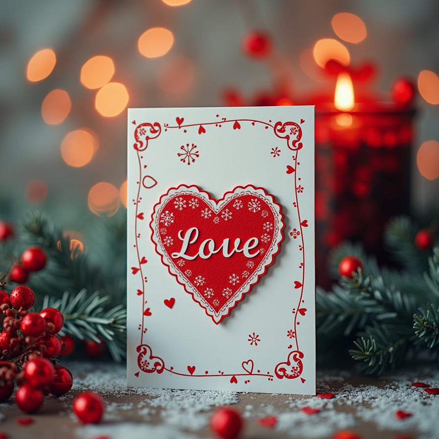 valentine greeting card