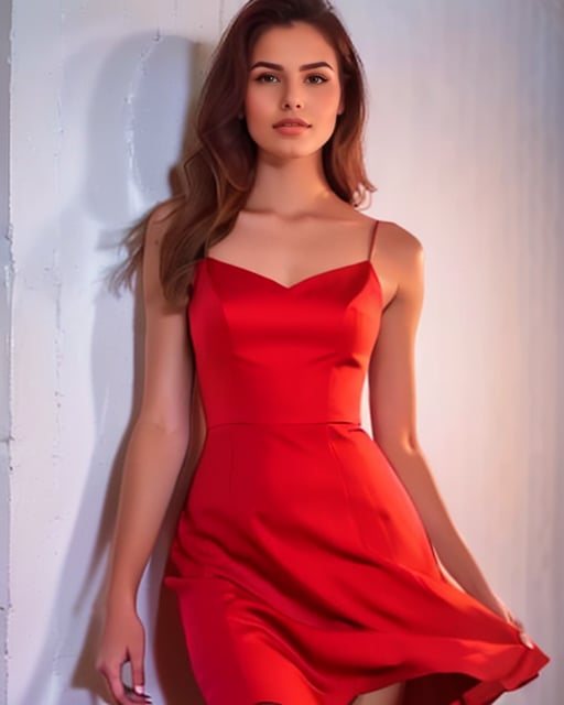 red dress