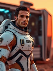 Astronaut AI image example