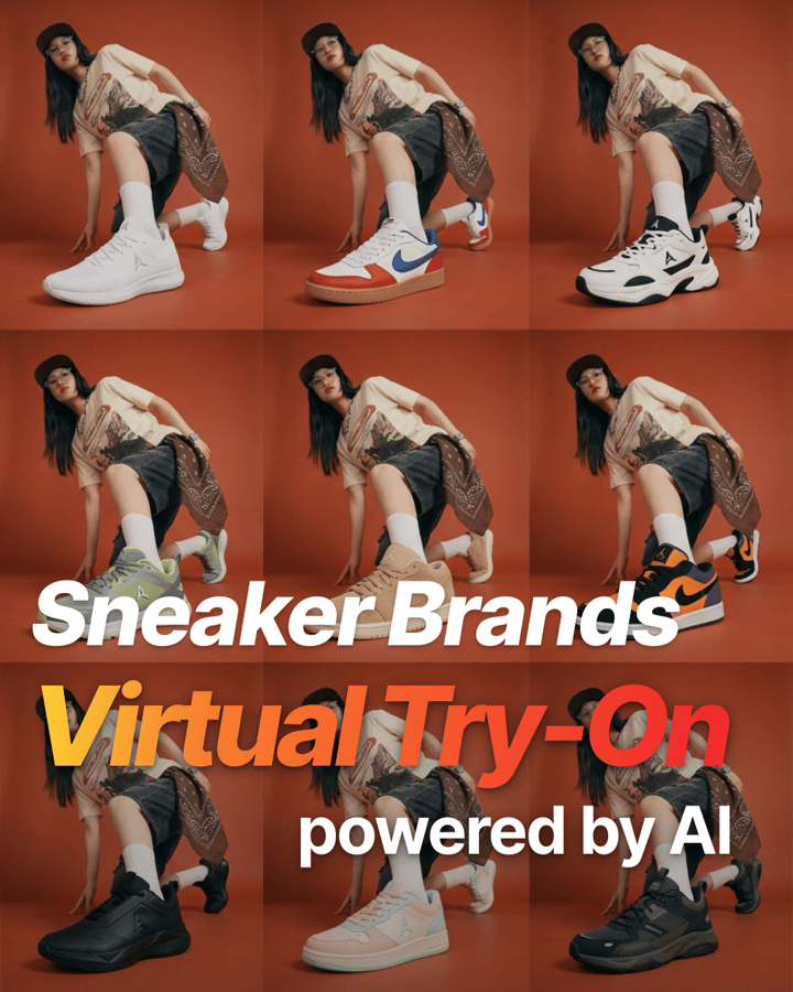 AI fashion model campaign output for ecommerce