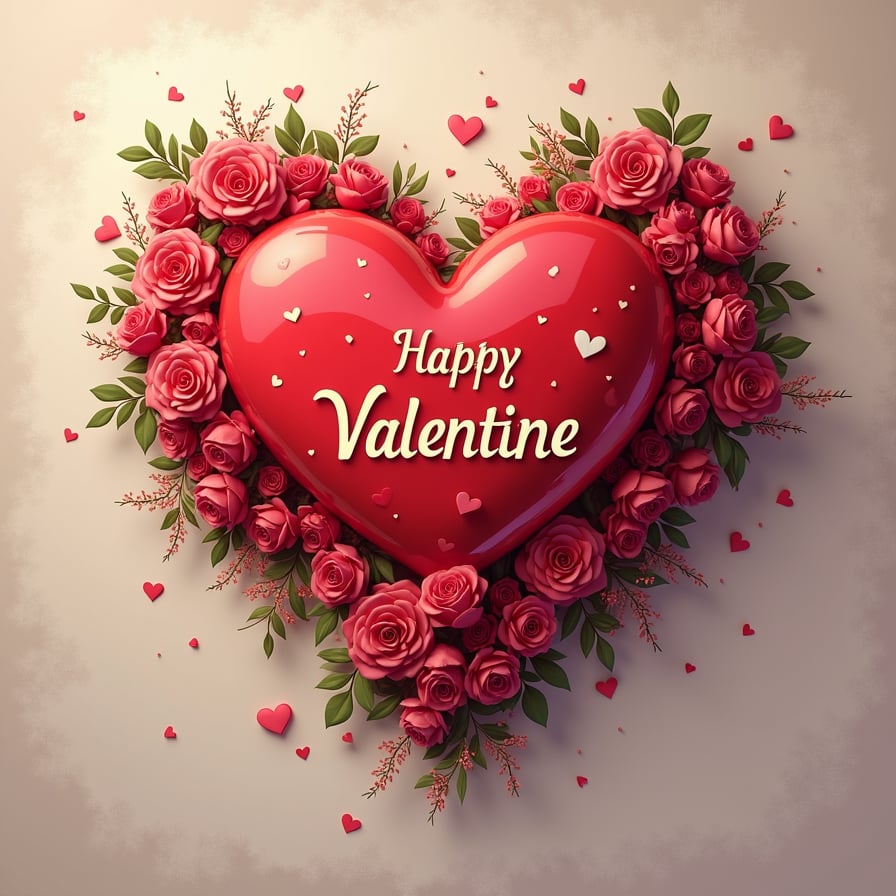 valentine greeting card