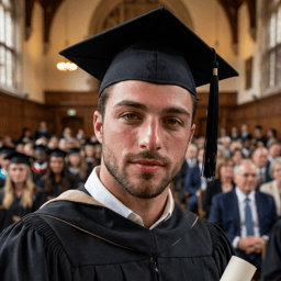 Create graduation AI images with caps, gowns, campus backdrops, and celebration-ready milestone visuals.