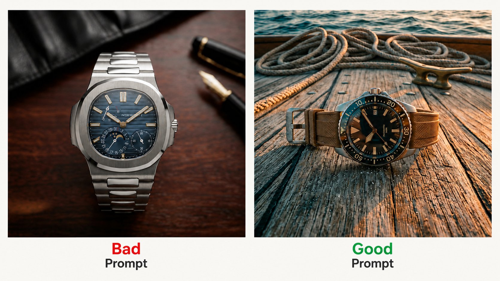 The generated product shot