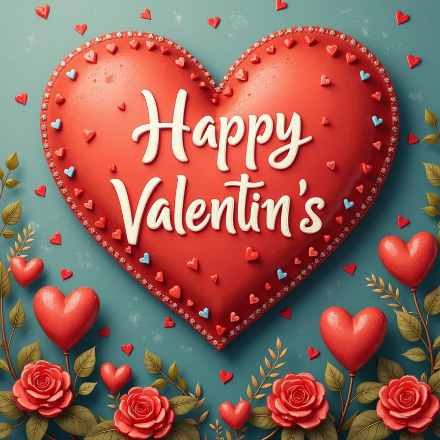 valentine greeting card