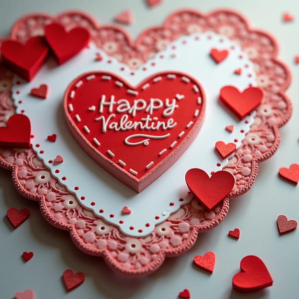 valentine greeting card