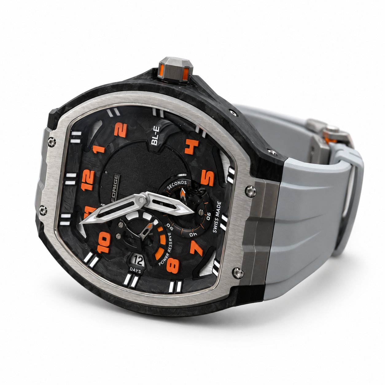 Watch on a white background generated from the 55-word regular prompt