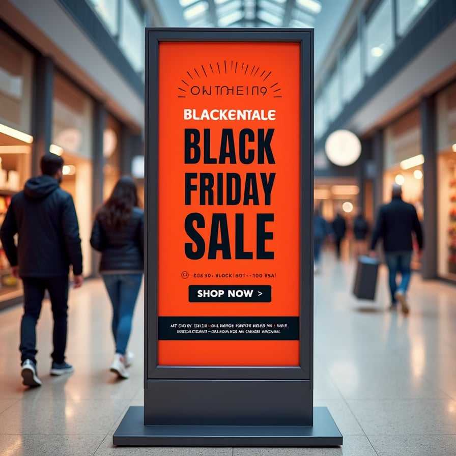 Shop-ready Black Friday posters for eye-catching sales promotions