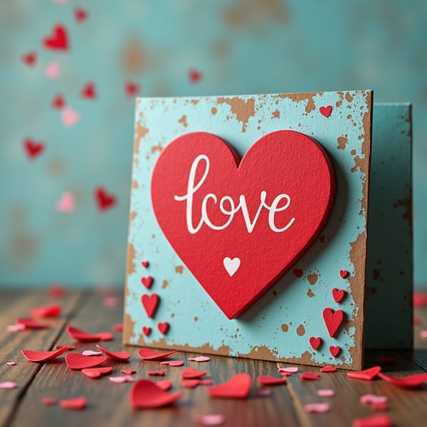 valentine greeting card
