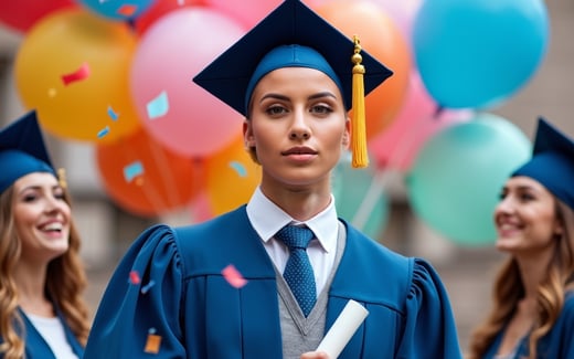Graduation AI image example
