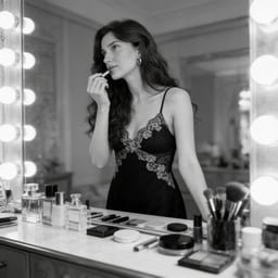 AI boudoir generator for realistic elegant portraits, refined styling, flattering lighting, HD results, and private creation.
