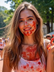 La Tomatina AI image example