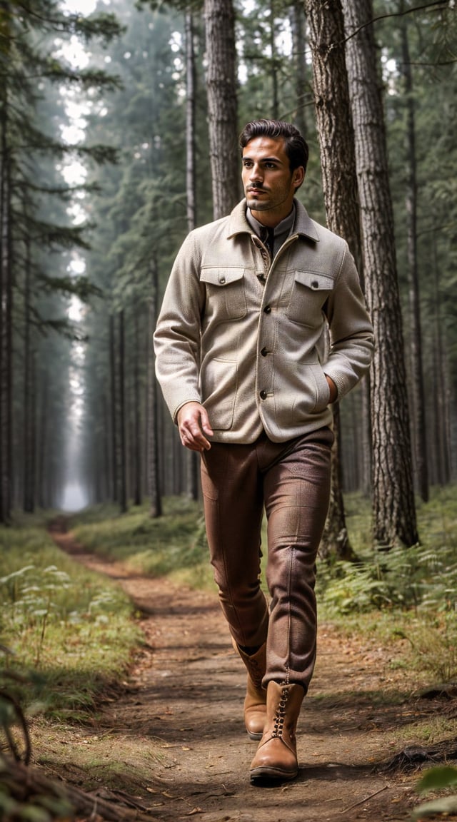 Dreamy twilight wanderer, pastel skies, and soft glowing horizon.