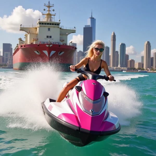 gta6 high tide pursuit AI Image