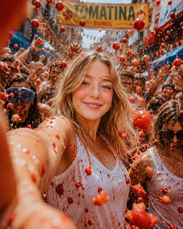 La Tomatina AI preset example
