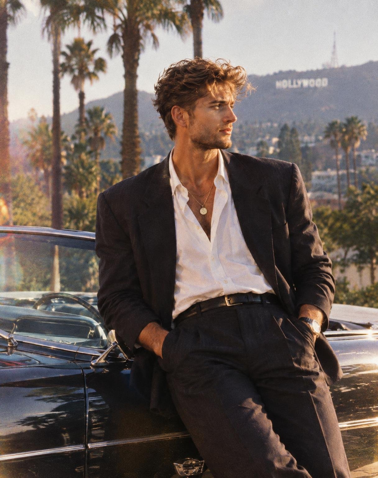 Transform the uploaded photo into a photorealistic American Hollywood photograph