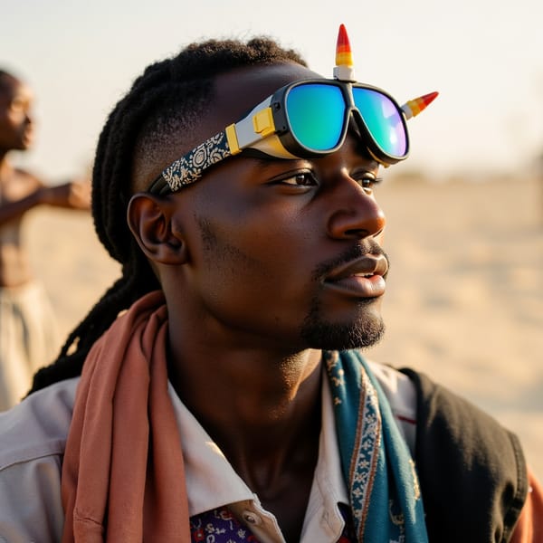 burning man AI Image