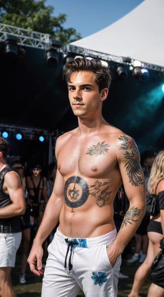 music festival AI Image