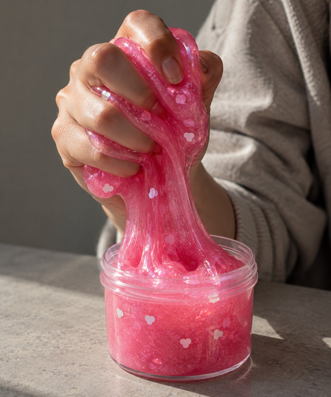 Slime with
hand