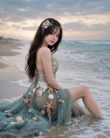 Before beach AI photoshoot