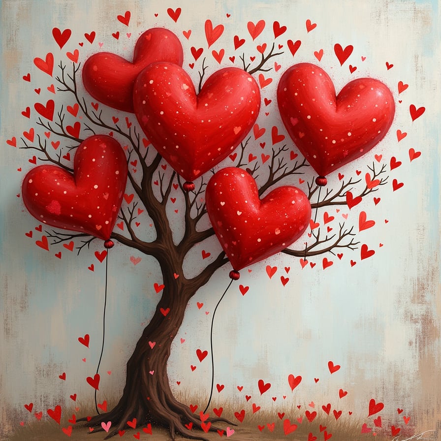 valentine greeting card