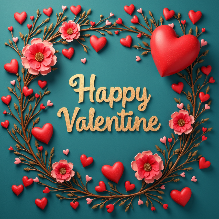 valentine greeting card