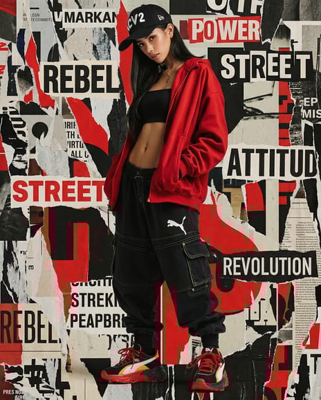 AI social media and creator content example