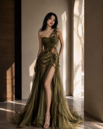 Before glamour AI photoshoot