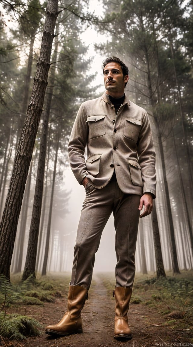 Dreamy twilight wanderer, pastel skies, and soft glowing horizon.