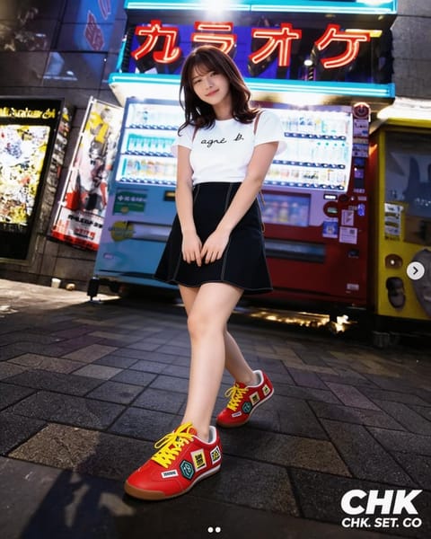 {
  "task_name": "Sneaker Try-On | A>C>B | Match Input B Style Exactly",
  "inputs": {
    "A": "sneaker product photo (single image) — product of truth",
    "B": "brand style reference photo (campaign look) — style of truth",
    "C": "user full body photo — identity of truth"
  },
  "role_map": {
    "priority_order": ["A_product_truth", "C_user_identity", "B_style_truth"],
    "A_product_truth": {
      "description": "Absolute source for sneaker identity. Never redesign.",
      "locks": [
        "shape",
        "proportions",
        "sole_thickness",
        "materials",
        "stitching",
        "colorway",
        "logo_design",
        "logo_placement",
        "logo_orientation",
        "logo_sharpness"
      ],
      "allowed": ["minor lighting adaptation", "minor reflection adaptation"],
      "forbidden": [
        "redesign",
        "logo distortion",
        "brand alteration",
        "blurred or unreadable logos",
        "added text/labels on sneaker"
      ]
    },
    "C_user_identity": {
      "description": "Absolute source for user identity (face + body). Must remain recognizable.",
      "locks": ["face identity", "body proportions", "skin tone"],
      "allowed": [
        "light commercial polish (natural contrast, clean rendering)",
        "minor artifact cleanup"
      ],
      "forbidden": ["face reshaping", "beauty-filter look", "identity drift"]
    },
    "B_style_truth": {
      "description": "Match Input B's visual language as closely as possible while keeping A and C locks.",
      "match_exactly": [
        "lighting direction/intensity",
        "color grading and contrast",
        "environment type and time-of-day",
        "camera angle and framing",
        "lens perspective/distortion level",
        "depth of field / background sharpness",
        "mood/attitude",
        "styling vibe (streetwear campaign)",
        "overall realism level"
      ],
      "do_not_copy": [
        "B person identity",
        "B face",
        "B body type",
        "B exact wardrobe items/branding text"
      ],
      "strength": "strong"
    }
  },
  "objective": {
    "goal": "Generate one 4:5 real commercial campaign photo where the user (C) is wearing the exact sneaker (A), and the entire photo style matches Input B (lighting/camera/environment/color/mood) as closely as possible.",
    "success_criteria": [
      "User remains clearly recognizable as themselves",
      "Sneaker from A is unchanged and logo is perfectly sharp/readable",
      "Photo reads as real commercial photography (no AI composite look)",
      "Sneaker is emphasized, but full outfit still looks good"
    ]
  },
  "composition_rules": {
    "pose": {
      "mode": "match_B_pose_language",
      "requirements": [
        "Adapt the user pose to match B's pose language (angle, attitude, weight shift) while staying natural for the user",
        "Do not replicate B pose 1:1 if incompatible with C anatomy or framing"
      ]
    },
    "clothing": {
      "preserve_user_clothing": true,
      "auto_adjust_only_for_visibility": [
        "pants hem fold/crop to expose sneaker cleanly"
      ],
      "forbidden": [
        "outfit replacement",
        "adding new garments",
        "adding brand logos or text"
      ],
      "style_requirement": "Make the existing outfit look intentional and campaign-ready via lighting, grading, and clean rendering (not wardrobe change)."
    },
    "sneaker_integration": {
      "replace_existing_footwear": true,
      "fit_and_scale": [
        "correct size relative to foot",
        "correct sole thickness per A",
        "correct perspective per B camera"
      ],
      "ground_contact": {
        "must_be_physical": true,
        "includes": ["correct shadow", "weight/pressure realism", "consistent perspective"]
      },
      "visibility": {
        "must_be_visible": true,
        "occlusion_policy": "keep_visible",
        "requirements": [
          "Ensure sneaker is unobstructed and visually readable",
          "Adjust clothing edges only if needed to keep sneaker visible"
        ]
      },
      "emphasis": {
        "priority": "high",
        "methods": [
          "composition frames sneaker clearly",
          "subtle perspective advantage consistent with B",
          "lighting highlights sneaker surfaces without blowing out logos"
        ]
      }
    },
    "camera_and_scene": {
      "source_of_truth": "B",
      "match": [
        "camera height and tilt",
        "framing and subject placement",
        "lens feel (wide vs normal)",
        "background density and bokeh/sharpness",
        "scene scale cues (street depth, signage, steps, pavement, etc.)"
      ]
    }
  },
  "output_settings": {
    "aspect_ratio": "4:5",
    "count": 1,
    "quality": "high",
    "style": "real commercial photography",
    "no_ai_composite_look": true
  },
  "hard_exclusions": [
    "stylized",
    "illustration",
    "cgi look",
    "cartoon",
    "anime",
    "over-smoothing",
    "plastic skin",
    "identity drift",
    "fashion distortion",
    "logo blur",
    "logo deformation",
    "added text or labels",
    "watermarks"
  ],
  "rejection_policy": {
    "reject_if": [
      "feet missing",
      "legs missing",
      "extreme pose that prevents realistic shoe placement",
      "severe blur",
      "feet area heavily occluded"
    ],
    "on_reject_message": "Please upload a full-body photo with clear legs and feet visible, minimal motion blur, and a natural standing or casual pose. Avoid extreme angles and heavy occlusion around the shoes."
  },
  "prompt_template": {
    "instruction": [
      "Use Input A as the only truth for sneaker design and branding. Do not redesign. Keep logos perfectly sharp and readable.",
      "Use Input C as the only truth for the person (face + body). The user must remain recognizable. Allow only light commercial polish; no face reshaping.",
      "Match Input B's style as closely as possible: lighting, environment, camera angle/framing, lens perspective, depth of field, color grading, contrast, and mood.",
      "Replace the user's footwear with the exact sneaker from A. Ensure realistic fit, correct scale, and physical ground contact with accurate shadow and perspective.",
      "Emphasize the sneaker as the main focal point, but keep the full outfit looking good and campaign-ready using B-style lighting and grading (no wardrobe replacement).",
      "Output one 4:5 real commercial streetwear campaign photo. No stylization, no CGI, no added text, no watermarks, no AI composite look."
    ]
  }
}