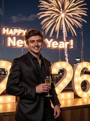 New Year AI image example