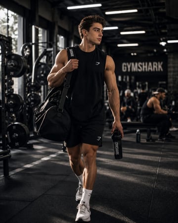 Before fitness AI photoshoot