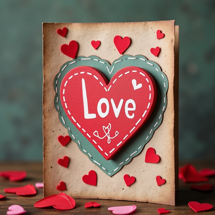 valentine greeting card