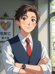 Ghibli Headshot AI image example