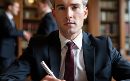 Lawyer Headshot AI image example