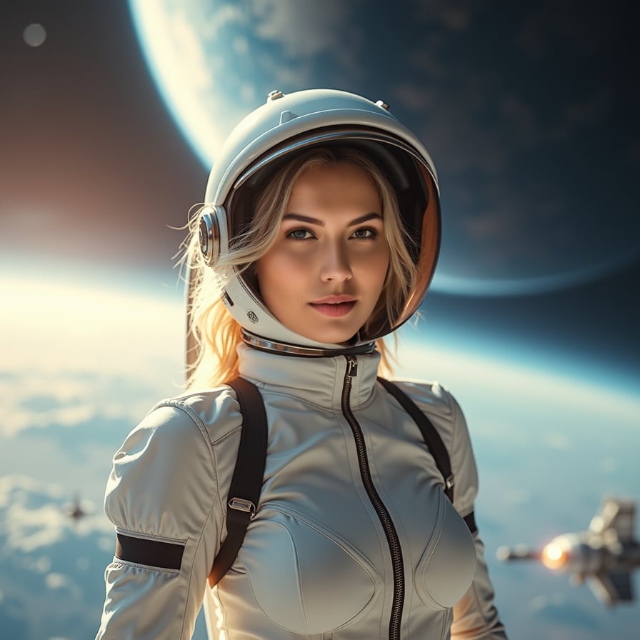 woman without helmet