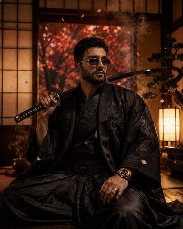 Samurai Theme AI preset example