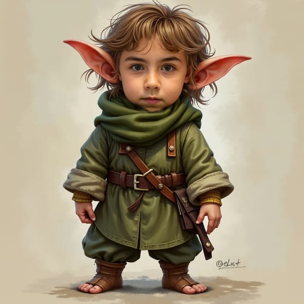 hobbit AI Image