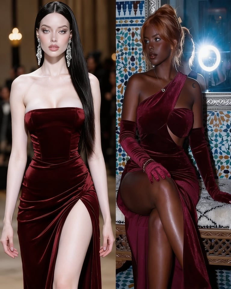 EDIT THE PROVIDED COLLAGE — DO NOT RECREATE OR REFRAME IT. Keep BOTH original im
