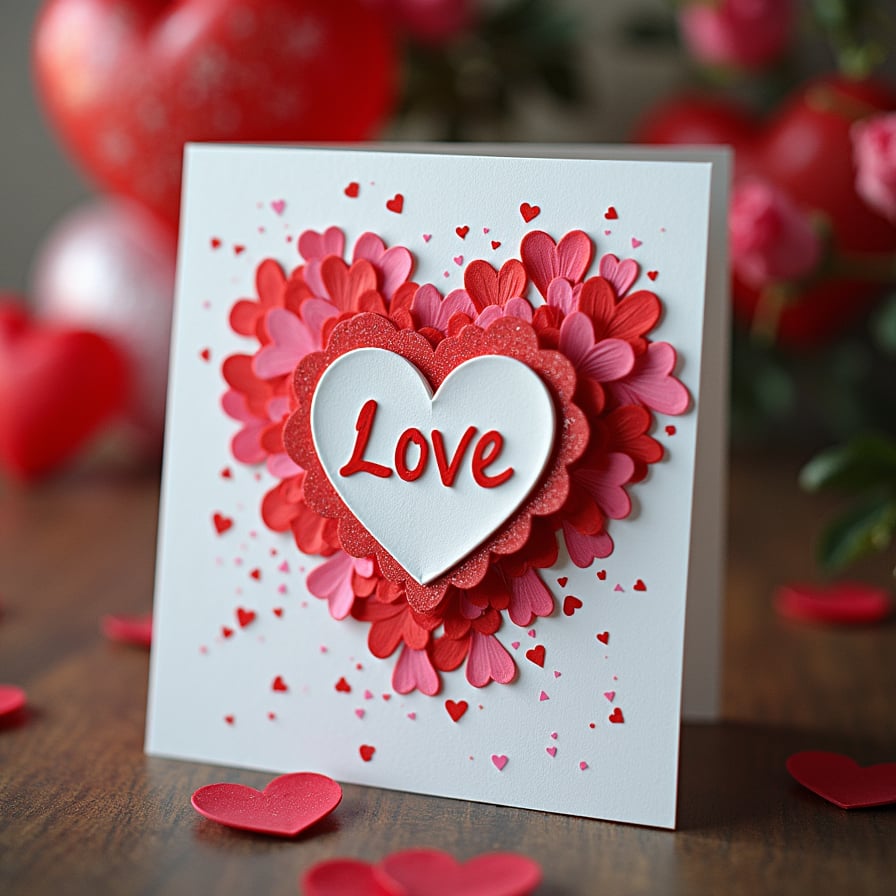 valentine greeting card