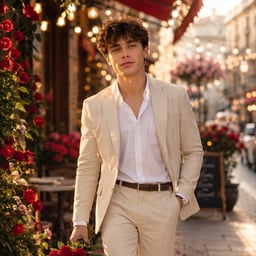 Create Valentine Week AI images with romantic scenes, roses, dinner-date styling, and soft love-story visuals.
